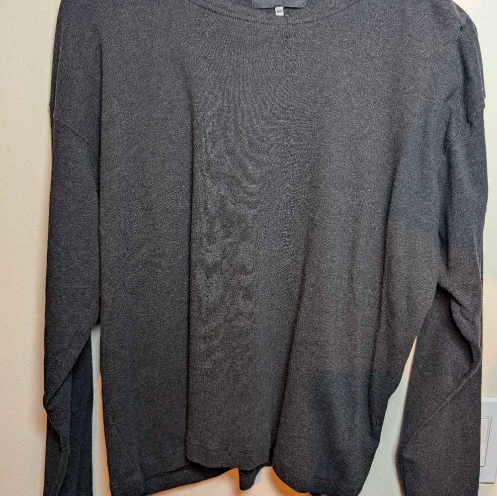 Eskandar Women's Grey Sweater O/S - Picture 2 of 6